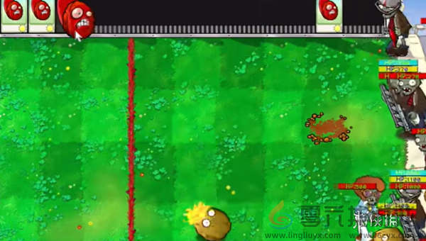 植物大战僵尸杂交版迷你游戏坚果保龄球怎么过(图4) 植物大战僵尸杂交版迷你游戏坚果保龄球怎么过(图4)
