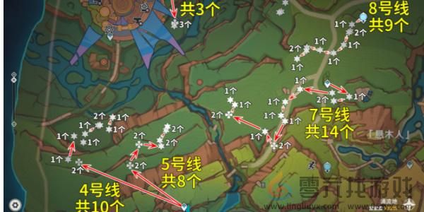 原神颗粒果采集路线介绍(图4) 原神颗粒果采集路线介绍(图4)