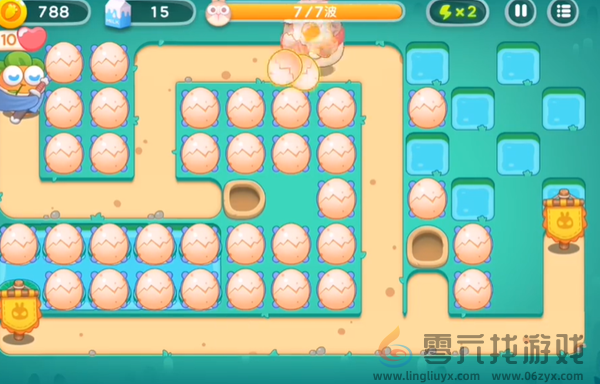 保卫萝卜4秋天的第一杯奶茶第11关通关攻略(图6)