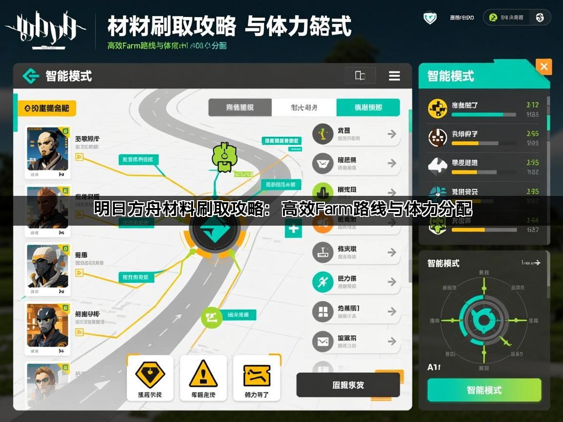 明日方舟材料刷取攻略：高效Farm路线与体力分配(图1)