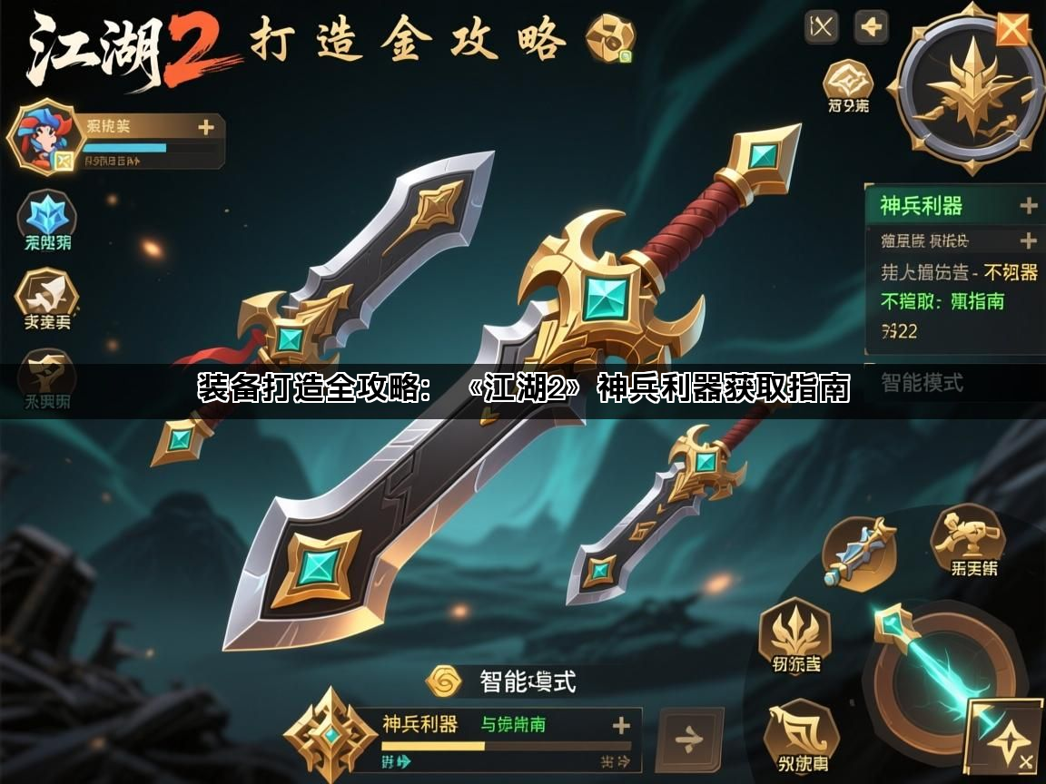 装备打造全攻略：《江湖2》神兵利器获取指南(图1)