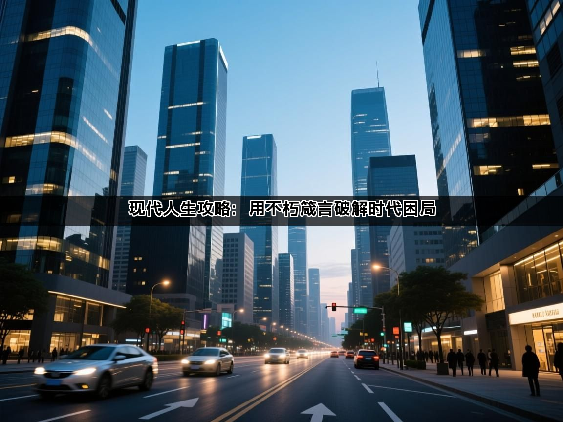 现代人生攻略：用不朽箴言破解时代困局(图1)